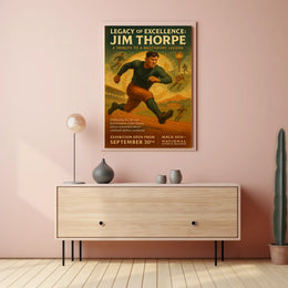 Jim Thorpe A Tribute to a Multisport Legend Poster