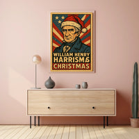 William Henry Harrison Christmas Poster