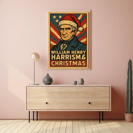 William Henry Harrison Christmas Poster