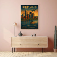 Louisville, Kentucky Where Tradition Meets Innovation Poster