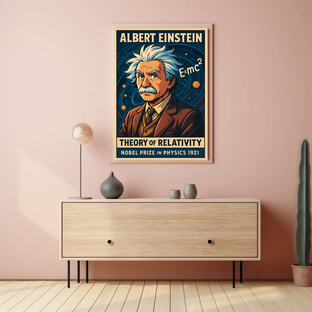 Albert Einstein Theory Of Relativity Poster