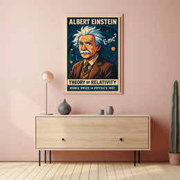 Albert Einstein Theory Of Relativity Poster