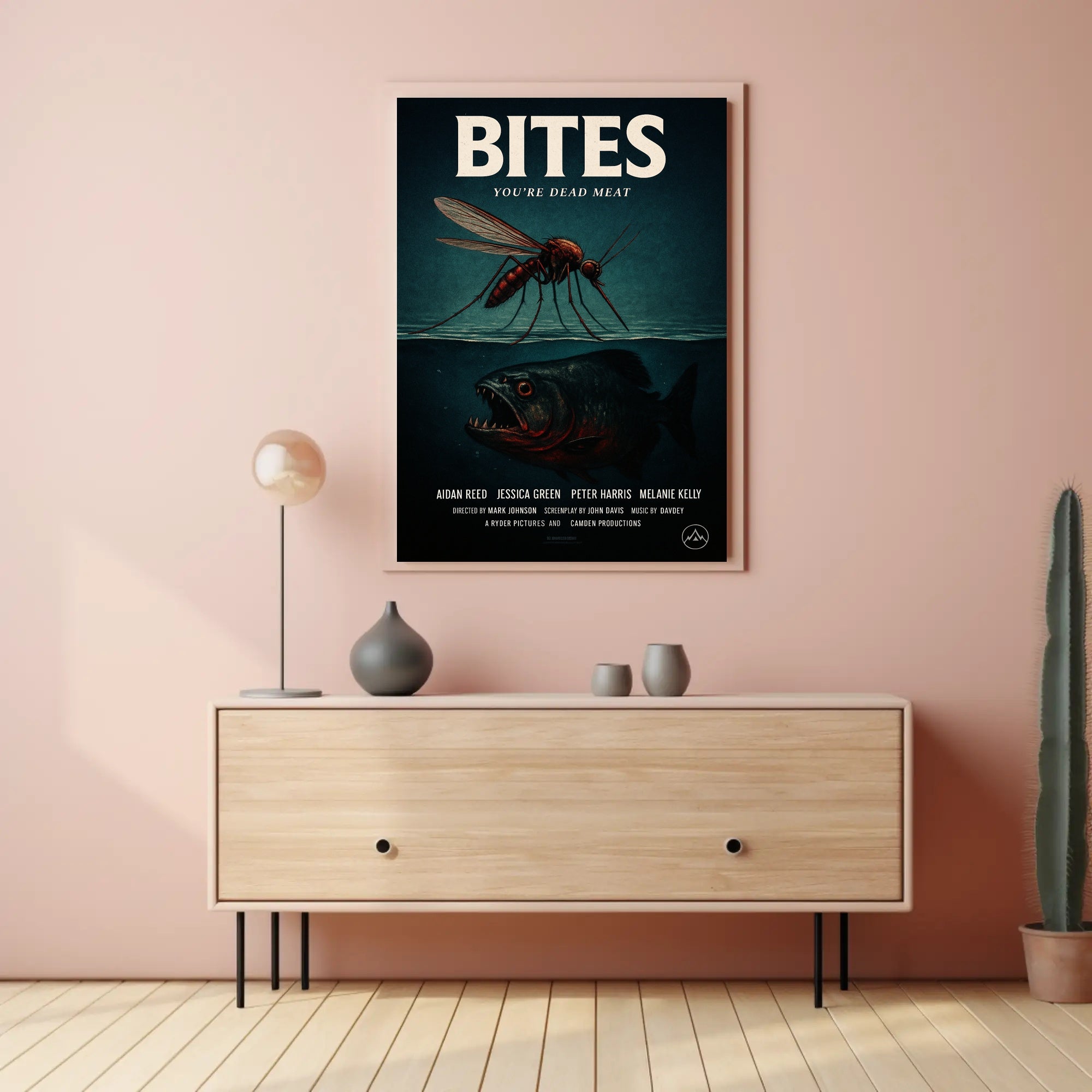 Bites You’re Dead Meat Poster PosterGoat