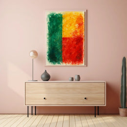 Vibrant Abstract Composition Abstract Poster