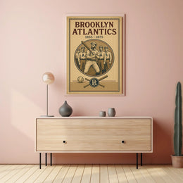 Brooklyn Atlantics Baseball Team Poster