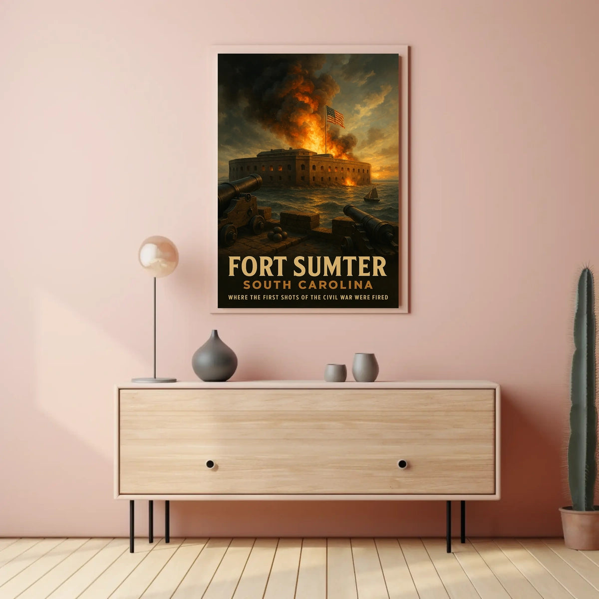 Fort Sumter The Dawn Of The Civil War Poster