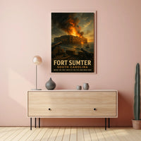 Fort Sumter The Dawn Of The Civil War Poster