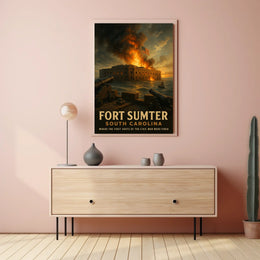 Fort Sumter The Dawn Of The Civil War Poster