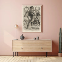 Jim Thorpe Celebrating Excellence Sports Poster Art