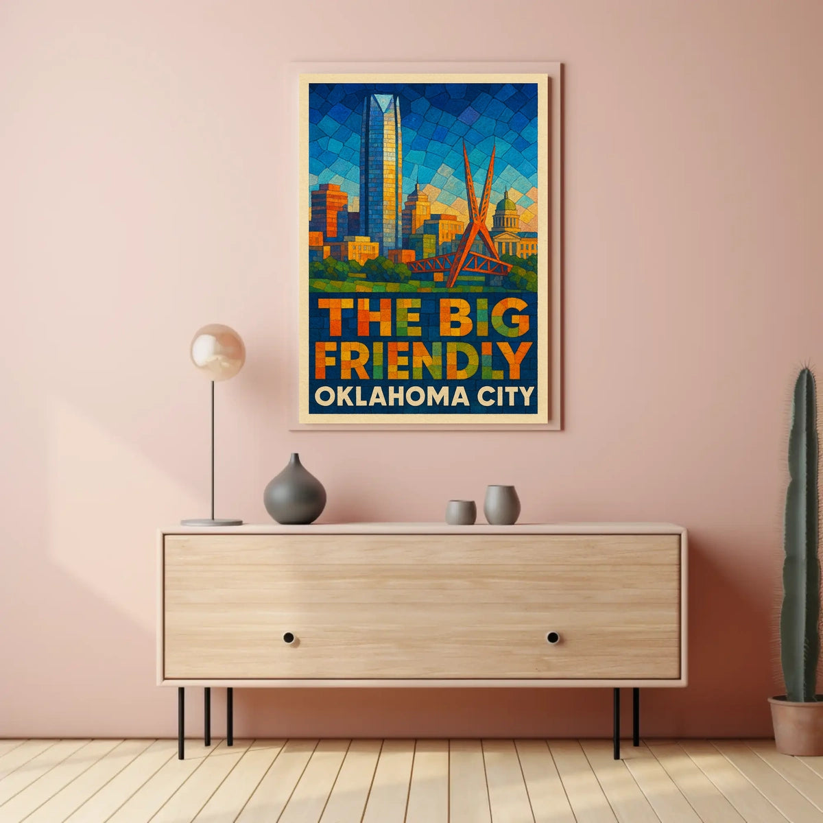 The Big Friendly Oklahoma City Poster