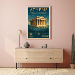 Athens Journey: Exploring Classical Heritage Cultural or Heritage Poster