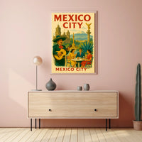 Vibrant Mexico City Poster