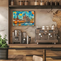 Moscow Winter Market Poster