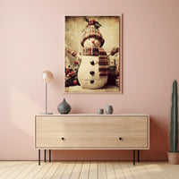 Festive Snowman Delight Poster