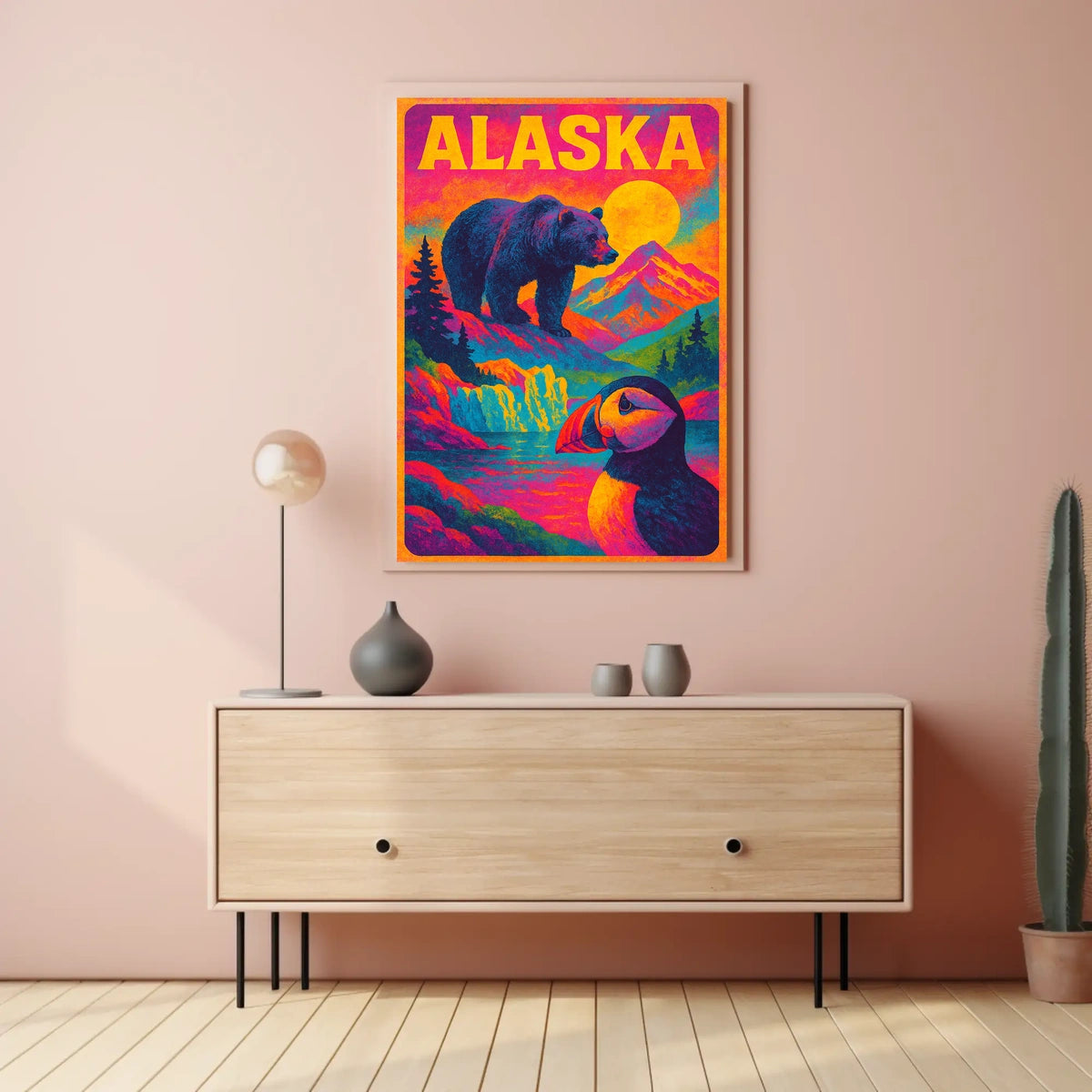 Alaska Wildlife Wonders Poster