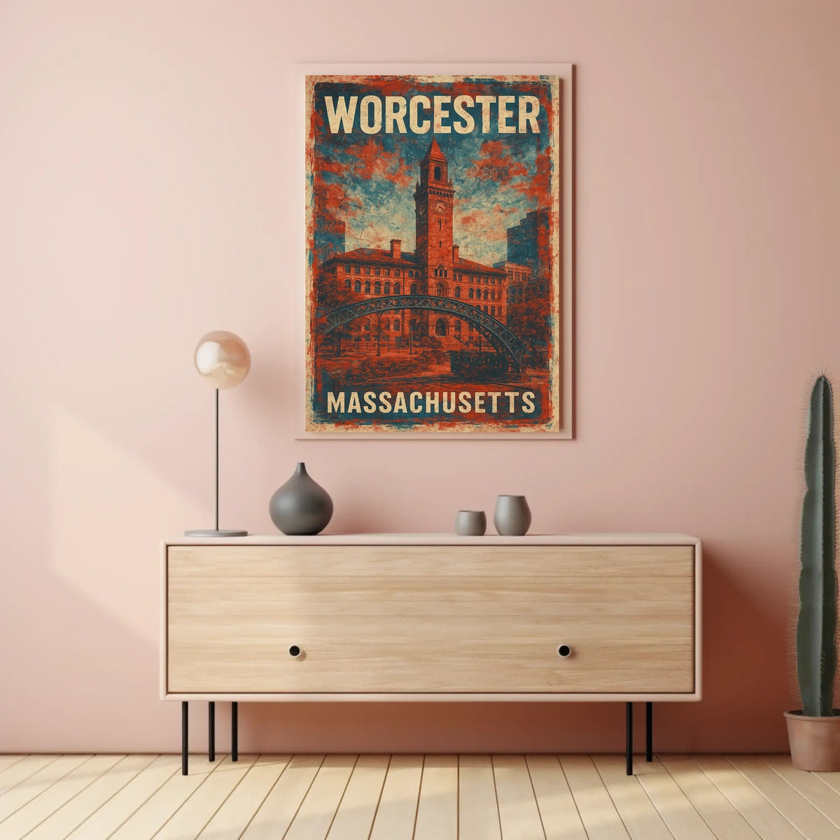 Worcester, Massachusetts Poster