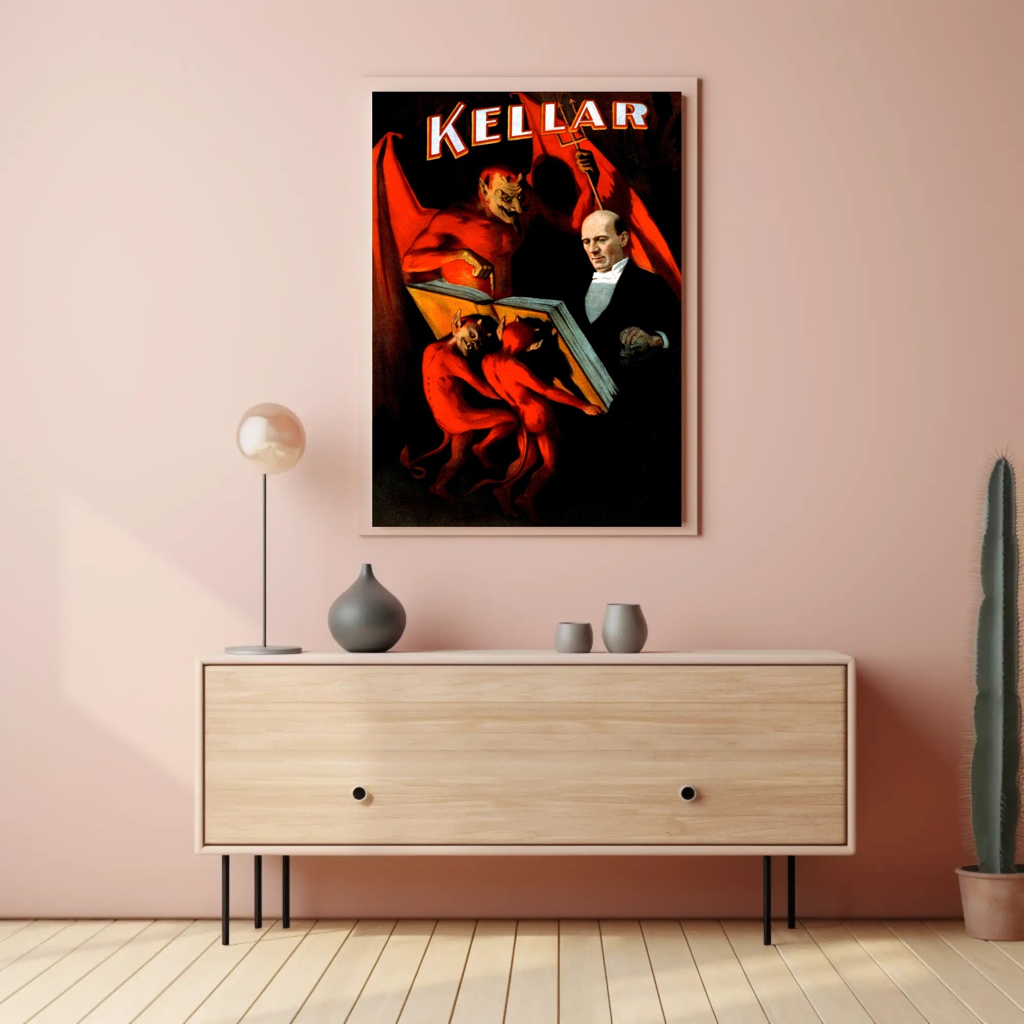 Kellar Magic Show Vintage Theatrical Poster