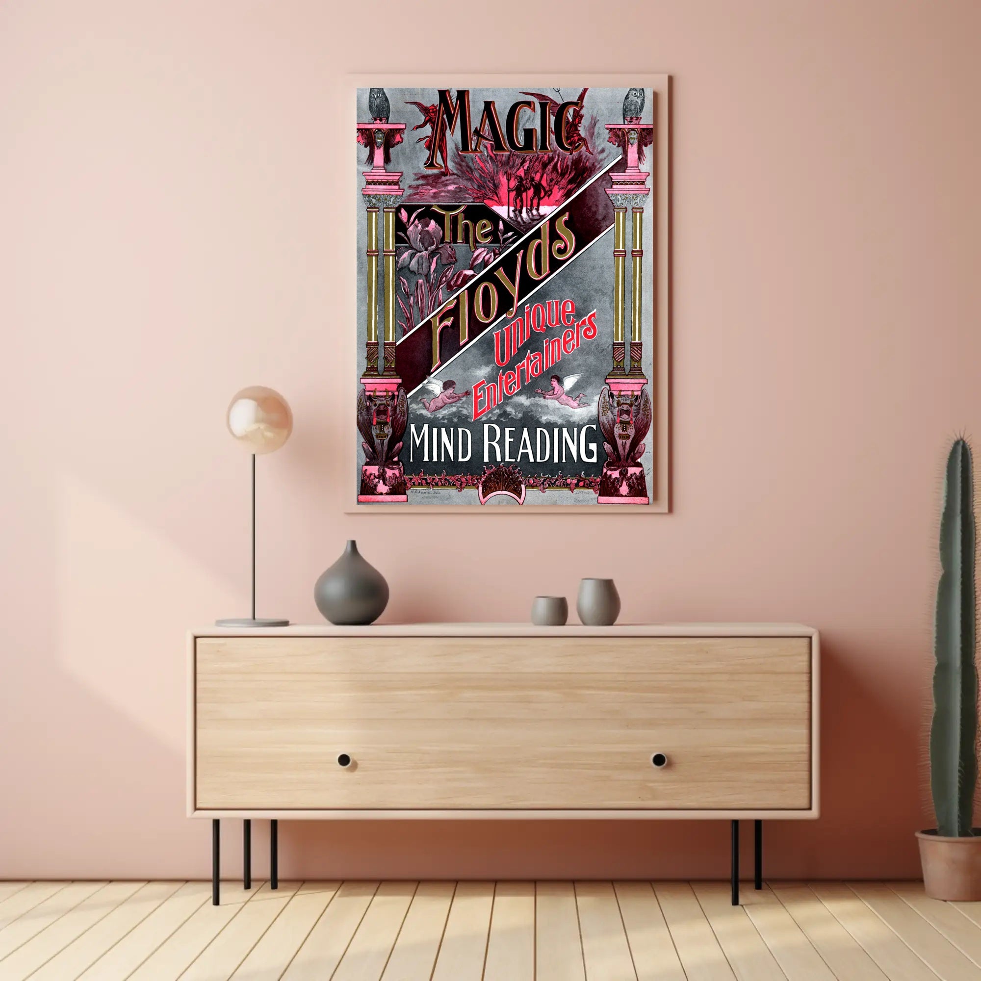 Mystical Magic Entertainment Vintage Poster - Cultural or Heritage Poster