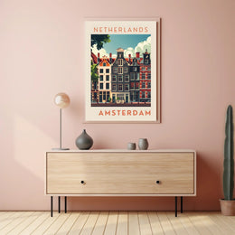 Amsterdam Architecture Poster