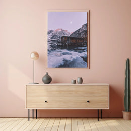 Serene Alpine Twilight Escape Landscape National Park Poster