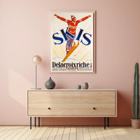 Delacroixriche Winter Sports Poster