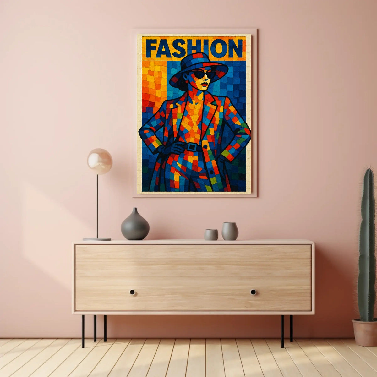 Vibrant Fashion Mosaic Poster