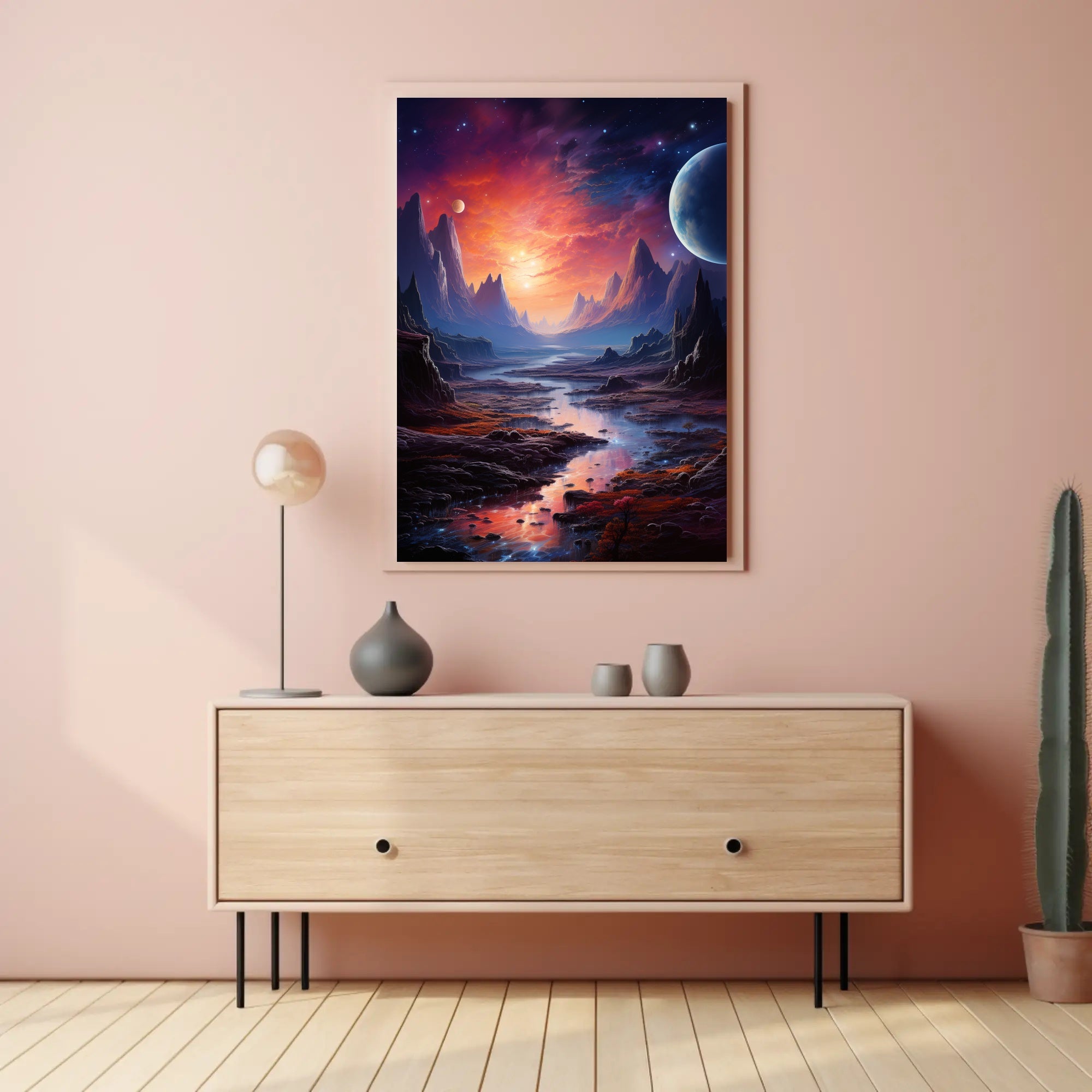 Celestial Landscape Poster PosterGoat