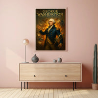 18th-Century Patriotic Hero Historical or Presidential Poster