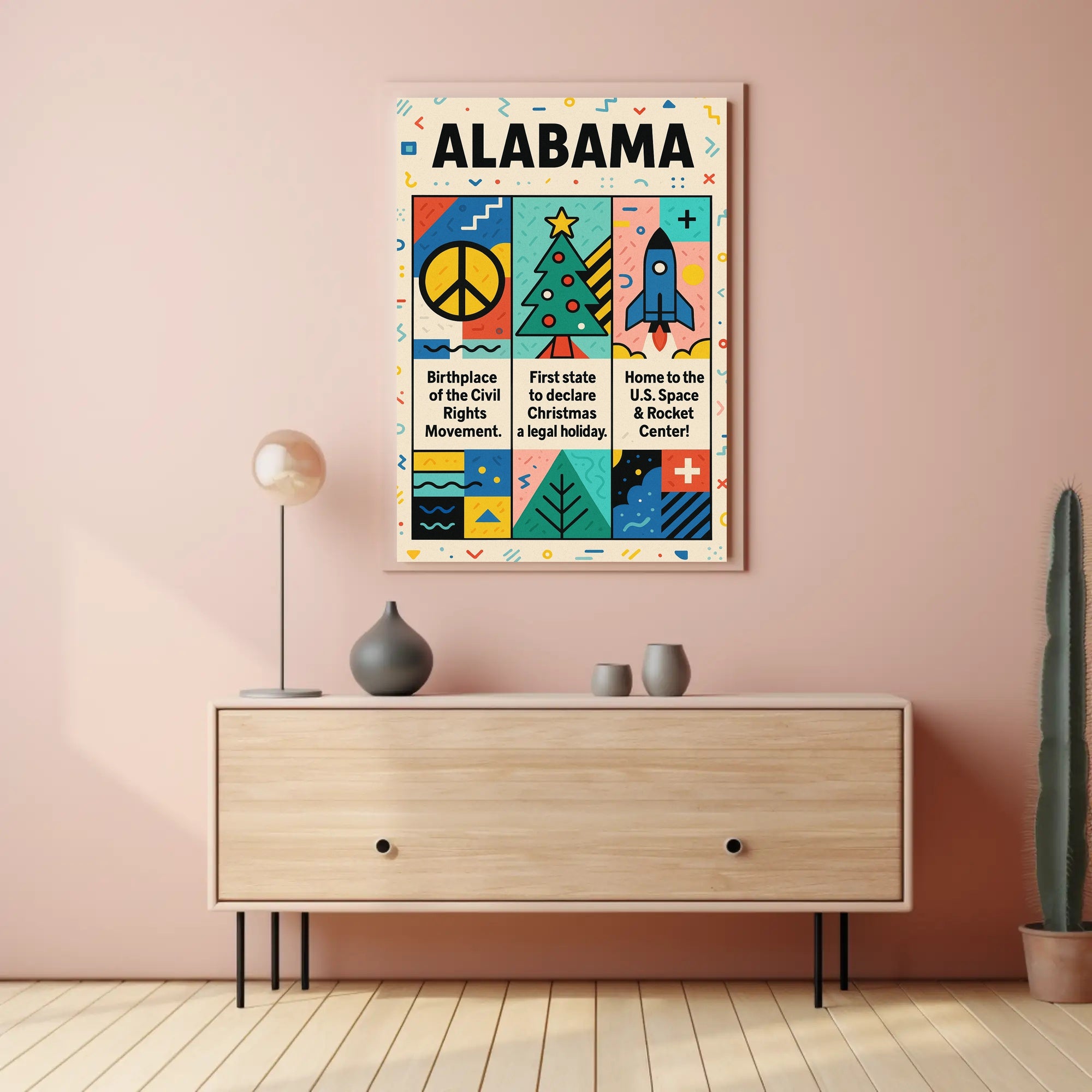 Discover Alabama Poster