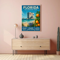 Florida Vintage Travel Poster: Sunshine State Adventure
