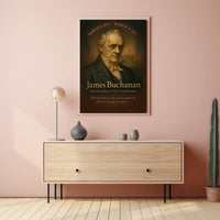 James Buchanan Patriotic Vintage Poster Art Print