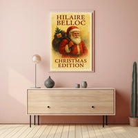 Hilaire Belloc Vintage Christmas Literature Cultural Poster