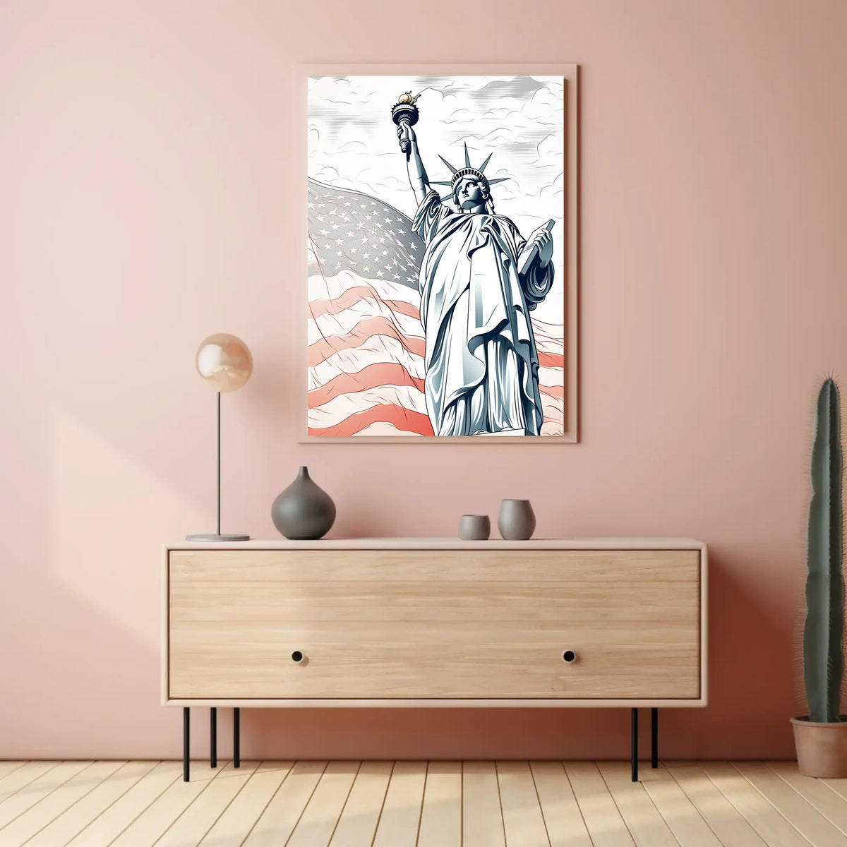 Statue of Liberty Patriotic Freedom Cultural or Heritage Poster