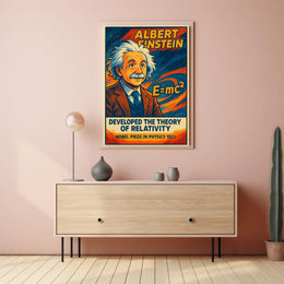 Albert Einstein Theory Of Relativity Poster