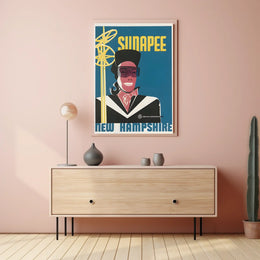 Sunapee Skiing Adventure Poster