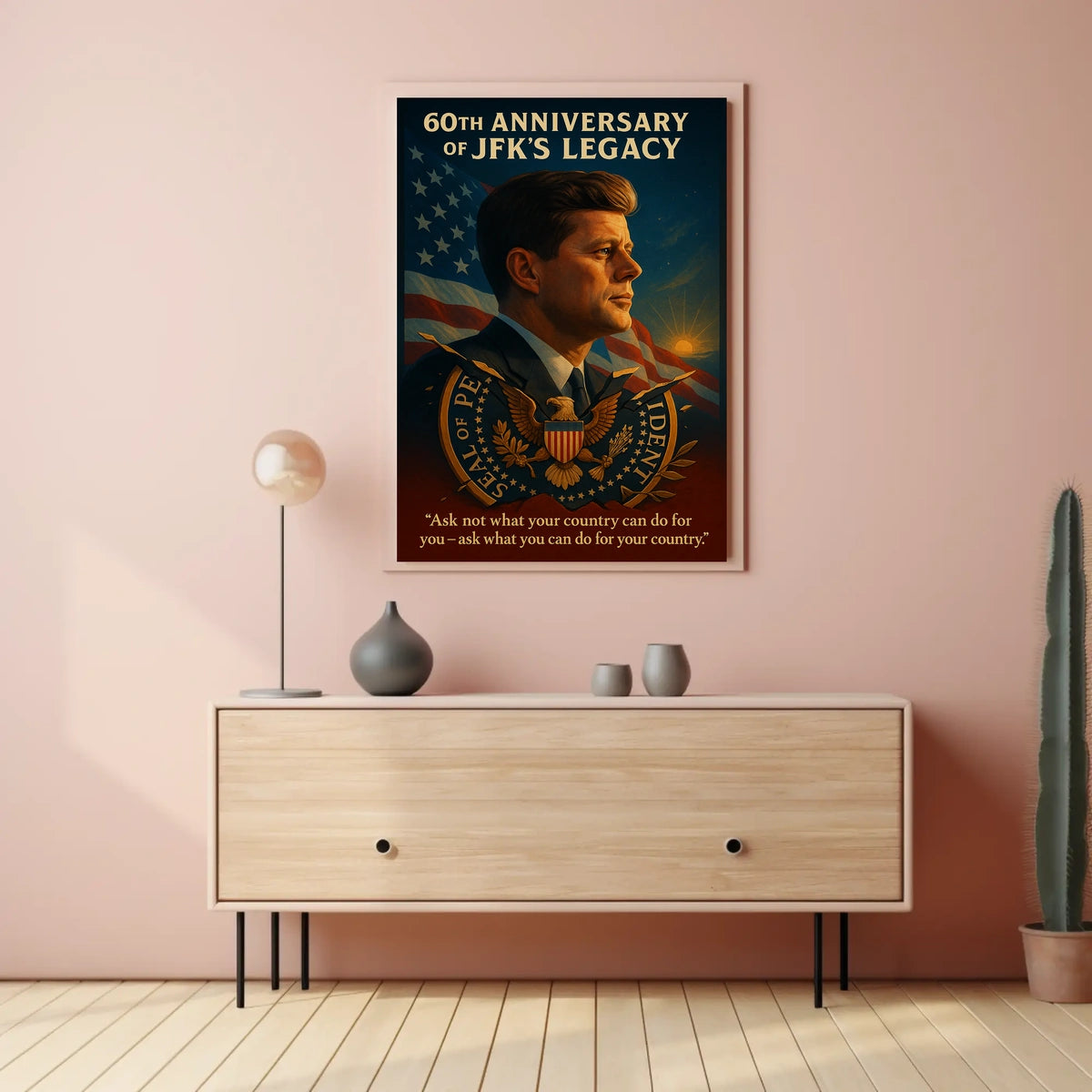 John F. Kennedy 35Th President Poster