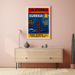 California's Iconic Diversity: Cultural or Heritage Poster