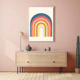 Abstract Artistic Elements Stylized Wall Art Poster
