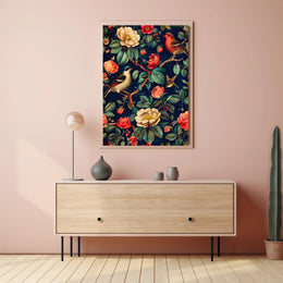 Enchanted Garden Birds Wall Art Print
