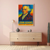 John Adams 2nd President Poster