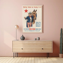 Help the Horse, Save the Soldier Poster PosterGoat