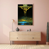 Surreal Vision of the Crucifixion Poster