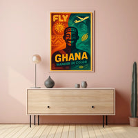 Fly Ghana Wander In Color Poster