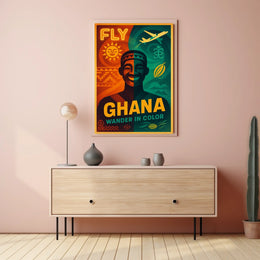 Fly Ghana Wander In Color Poster