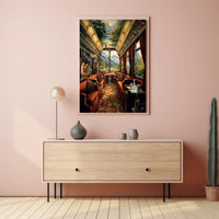 Luxurious Train Journey Poster