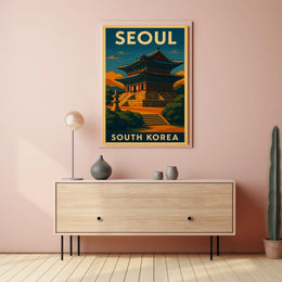 Seoul South Korea Poster