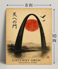 Gateway Arch Cultural Fusion National Park Poster