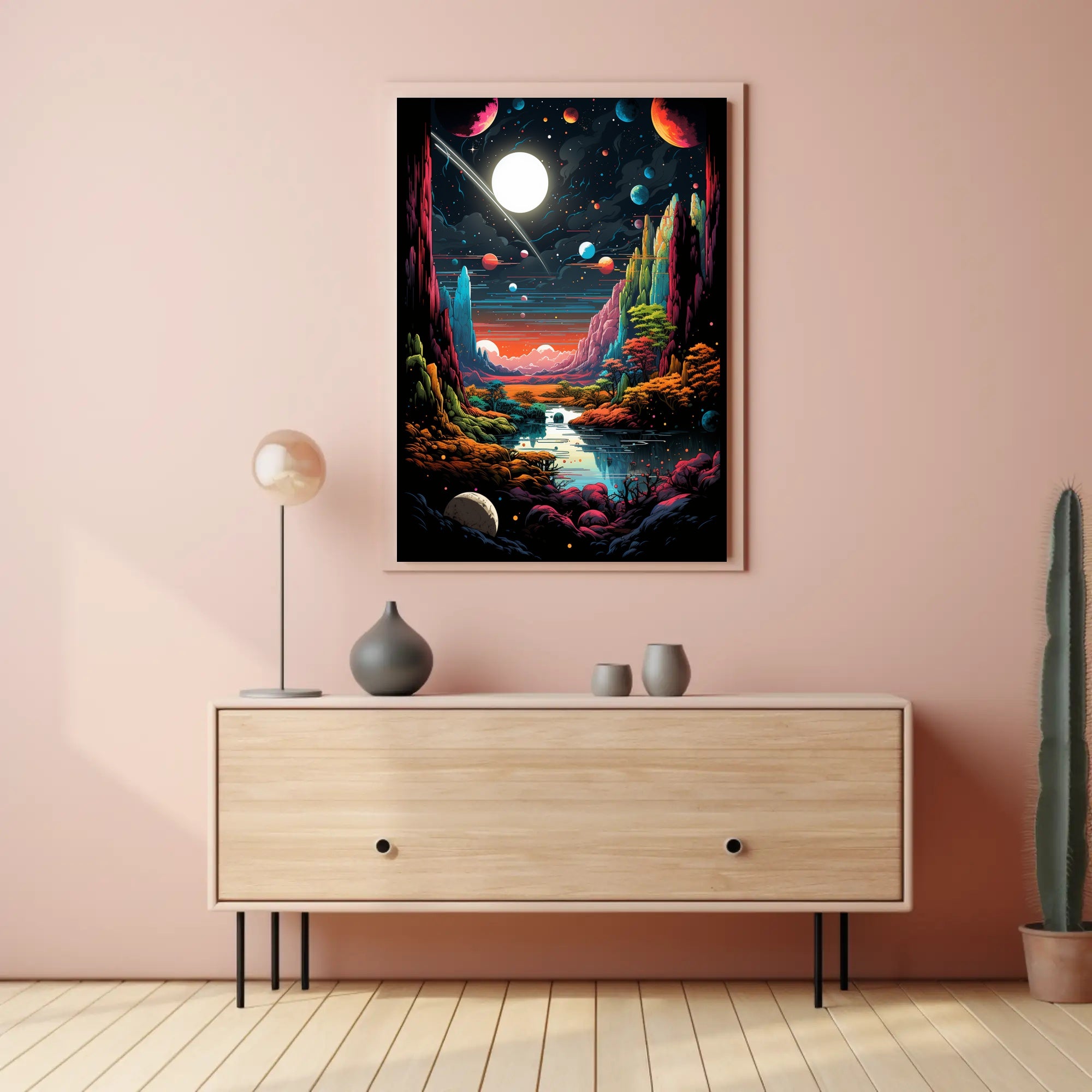 Cosmic Landscape Poster PosterGoat