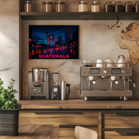 Nightscape of Guatemala City Poster