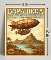 Bora Bora  A Steampunk Voyage Poster PosterGoat